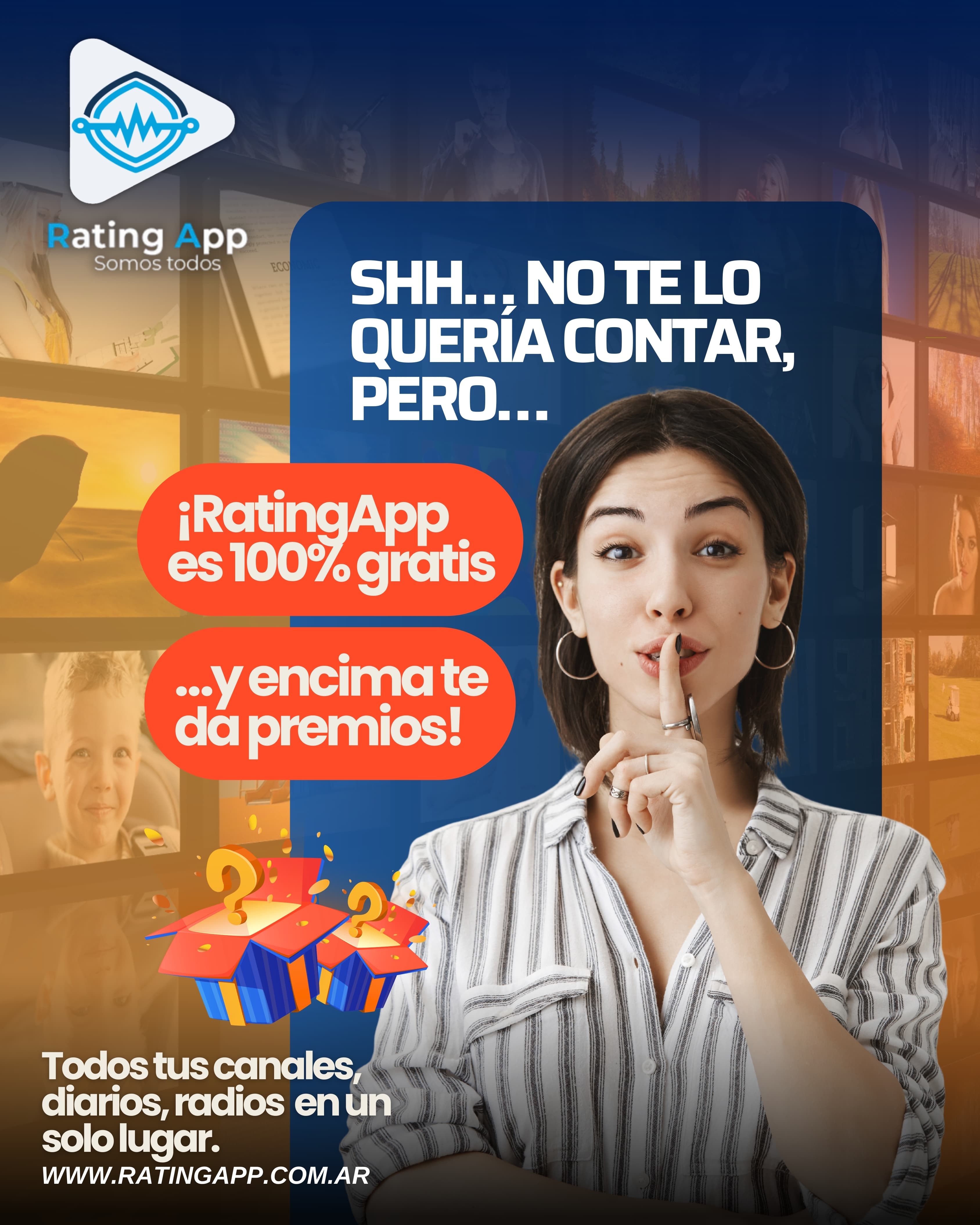 RatingApp en teléfono móvil