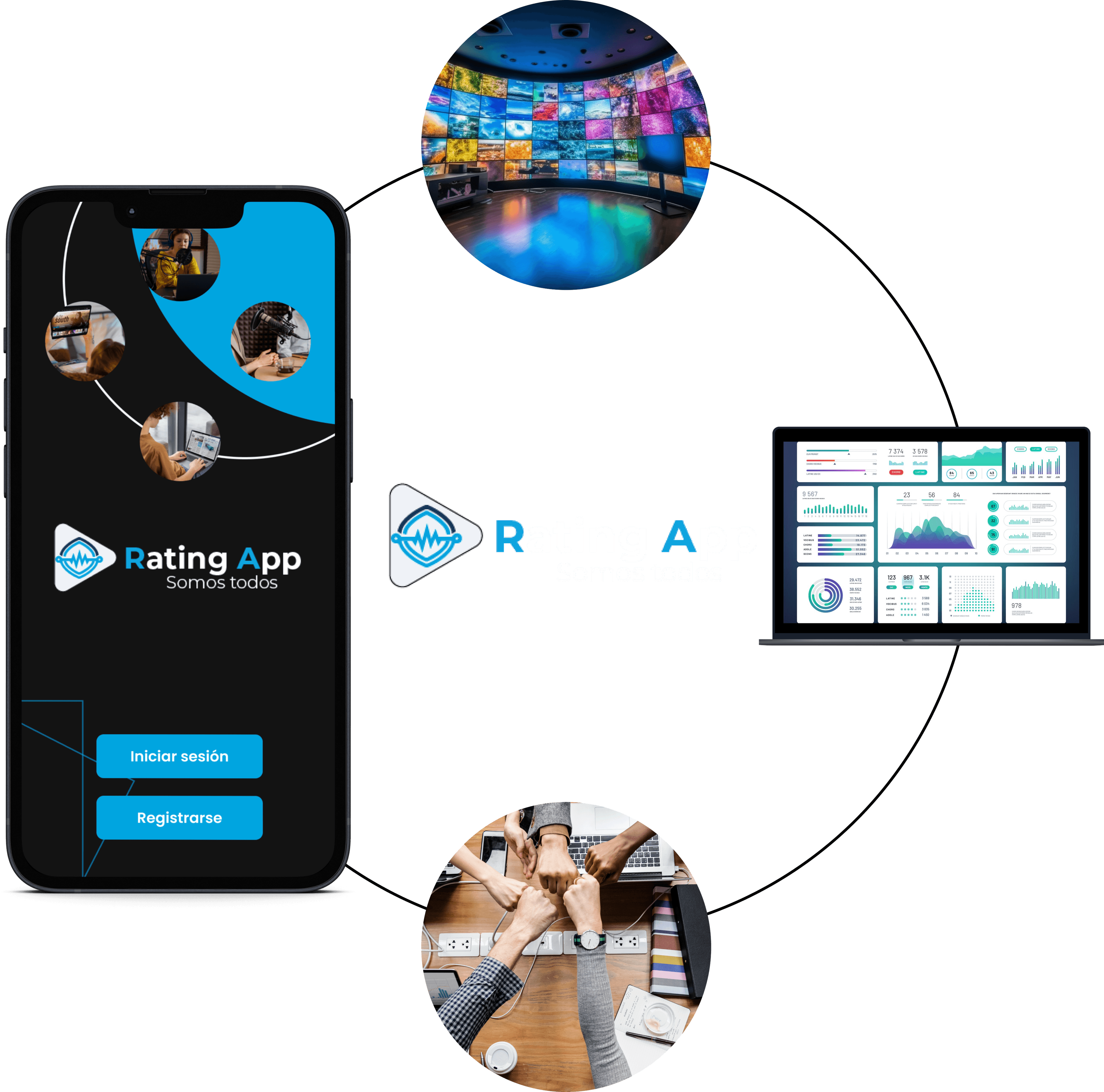 RatingApp en teléfono móvil